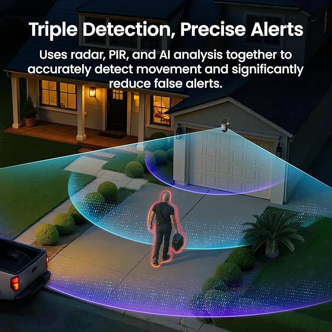 aosu T2 Ultra 4K Security Cameras Wireless Outdoor, 2 Cam Kit, Smart Home - Image 6