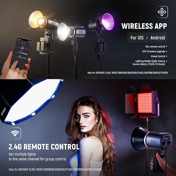 NEEWER MS60 LED Video Light - Image 6