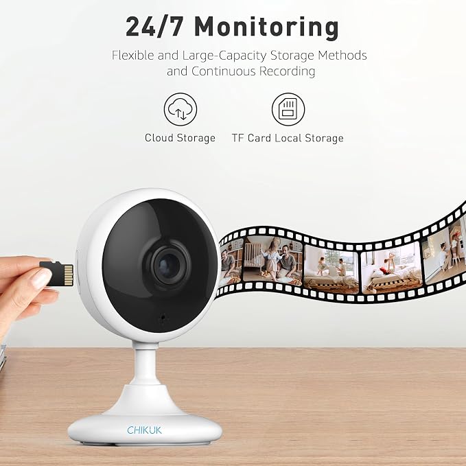 Indoor Security Cameras, 2k WiFi Home Camera - Image 7