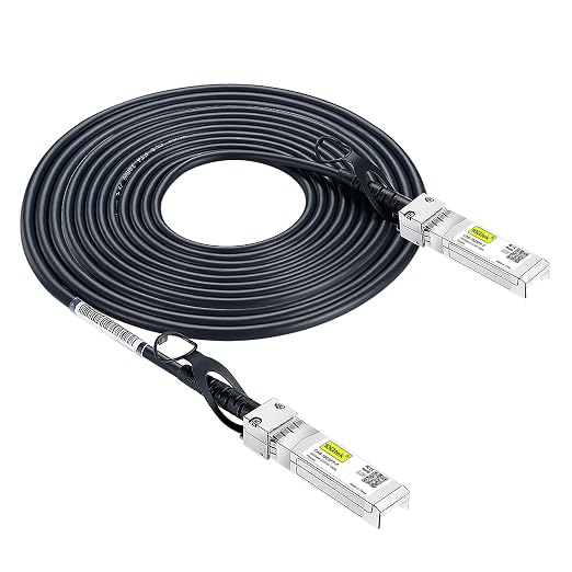 10Gtek 10G SFP+ DAC Twinax Cable, SFP+ to SFP+ Direct Attach Copper Passive by 10Gtek