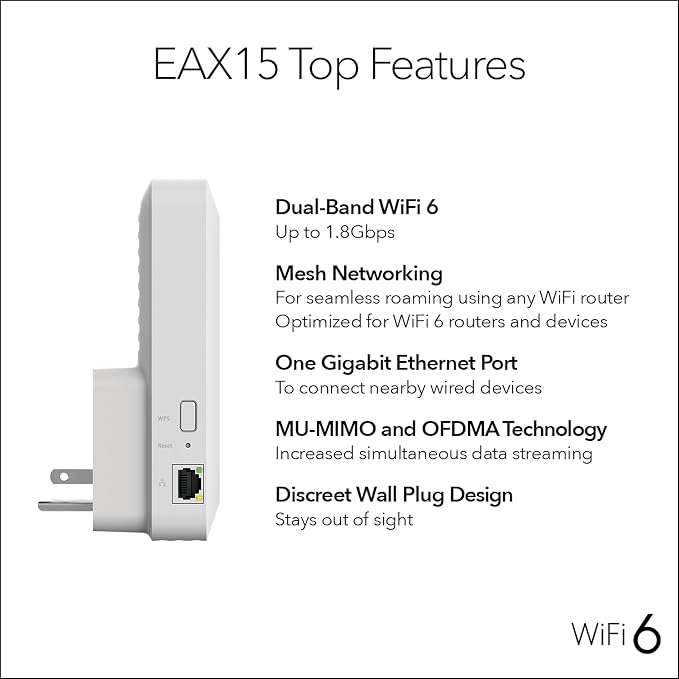 NETGEAR WiFi 6 Mesh Range Extender - Image 5