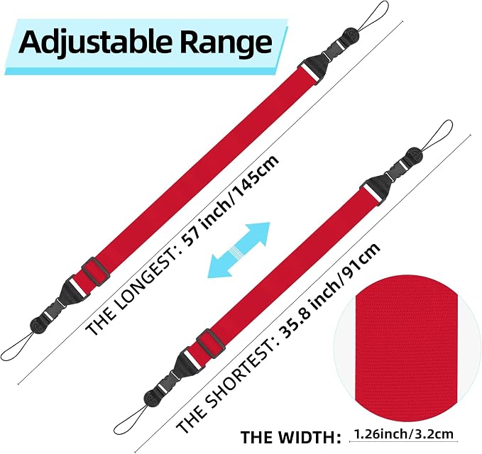 Adjustable Shoulder Strap:Comfortable iPad Strap Nylon Neck Lanyard - Image 2