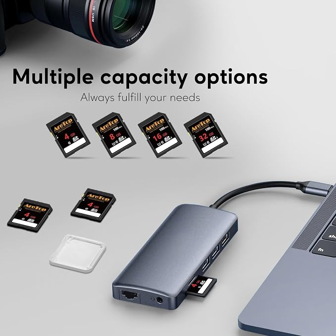 AreTop SD Card 4GB, 5 Pack Class 10 SDHC Memory Card, 5 Pack 4GB Full HD Video - Image 2