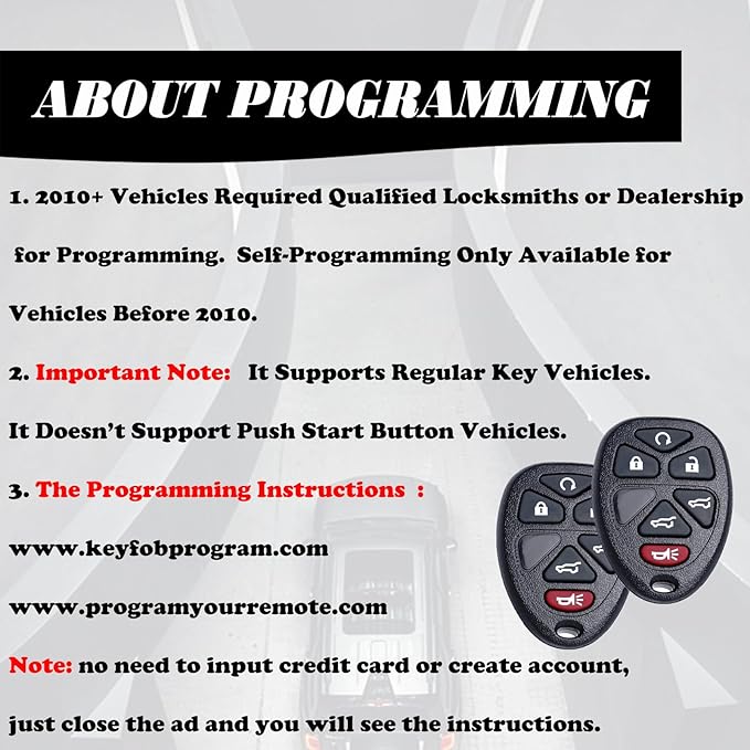 Mechanmagic Key Fob Remote Replacement Fits - Image 5