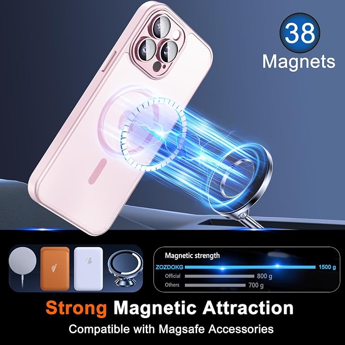 for iPhone 16 Pro Case with Privacy Screen Protector and Camera Protection - Image 3