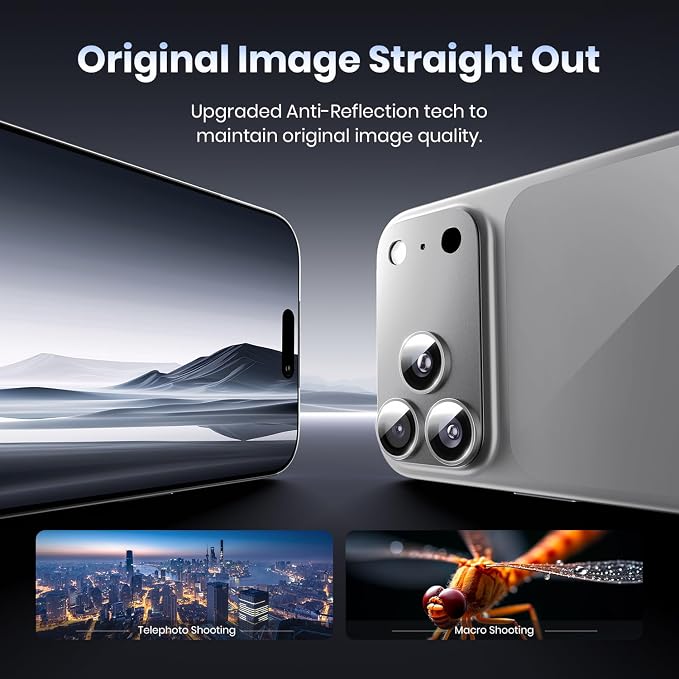Hoerrye for iPhone 17 Pro Max Camera Lens Protector - Image 4