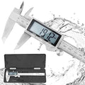 Digital Caliper, IP54 Waterproof Stainless Steel Caliper Measuring Tool by Louisware