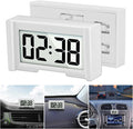 YOUNGFLY Small Digital Clock, Vehicle Adhesive Clock by YOUNGFLY