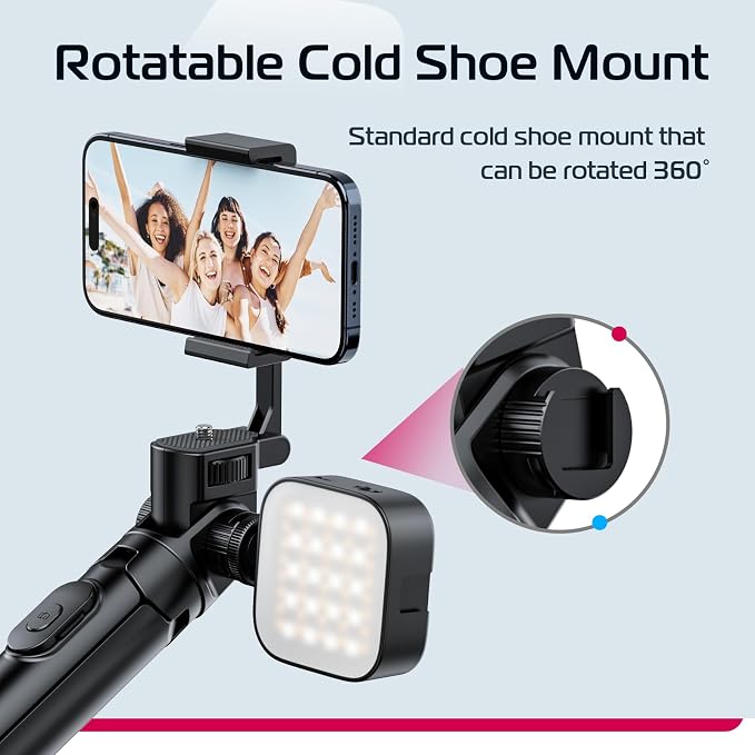 ULANZI MT-70 Extendable Tripod, 360° Rotate Camera Holder - Image 6