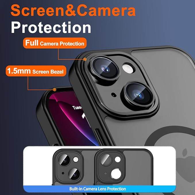 for iPhone 15 Case with Privacy Screen Protector and Camera Protection - Image 6