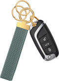 Stretchy Braided Wristlet D-Ring Detachable by ANGSTUME