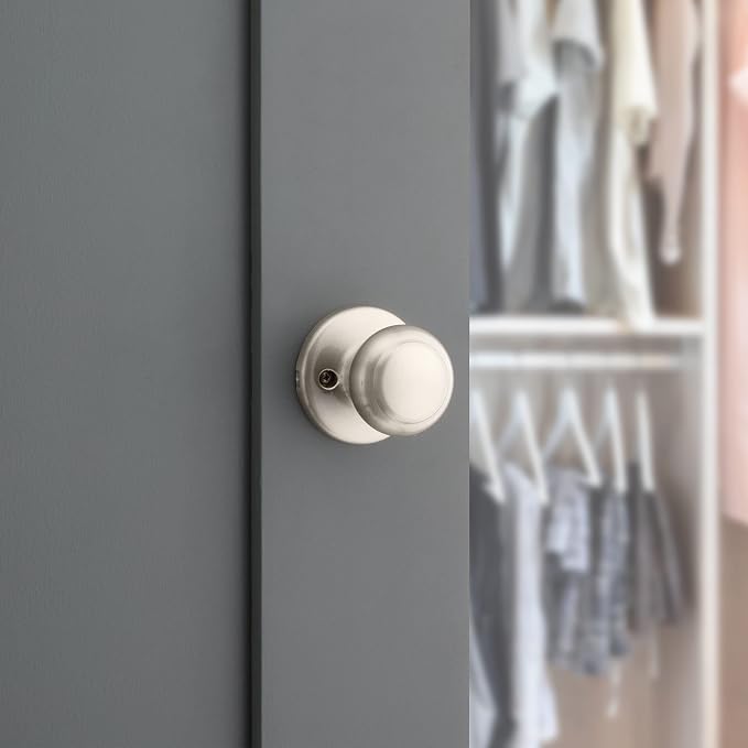 Kwikset Cove Dummy Door Knob, Single Sided Handle - Image 3