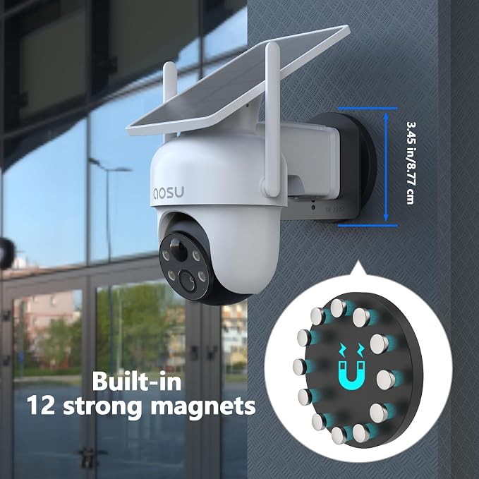 Magnetic Mount Compatible with eufy Security Solocam S340/E30/E42/4G LTE Cam - Image 3