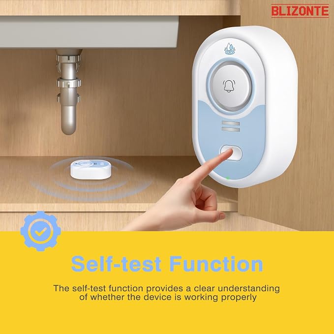 Water Leak Detector 5 Pack, 5-Year Battery Life, Water Alarm - Image 8