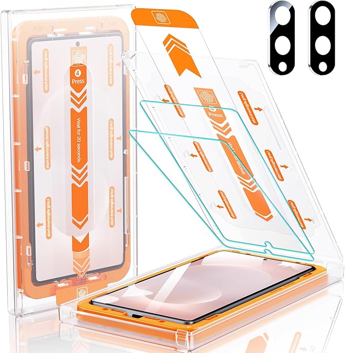 MRGLAS 2+2 Packs for Samsung Galaxy S25 Edge Screen Protector 6.7'' by MRGLAS