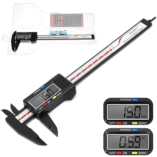 Digital Caliper, Esydon Upgraded Calipers 6 inch, Measuring Tool, Electronic by Esydon