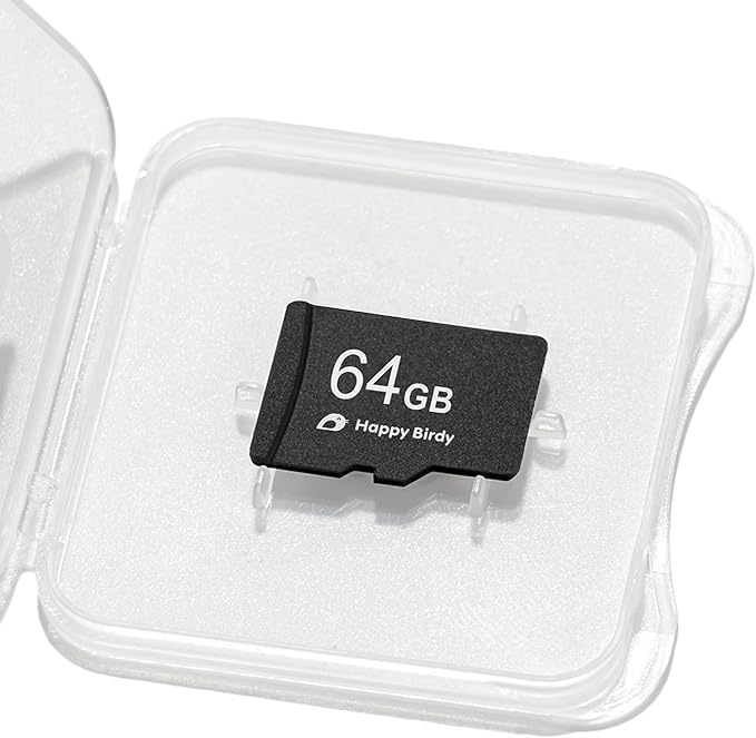Happy Birdy 64GB MicroSD Card – TF Memory Card by WuzuTech