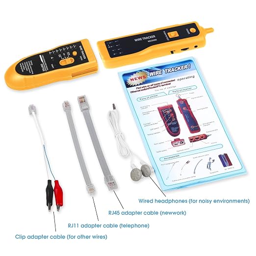 Cable Tracer Ethernet Network Cable Tester RJ45 RJ11 - Image 8