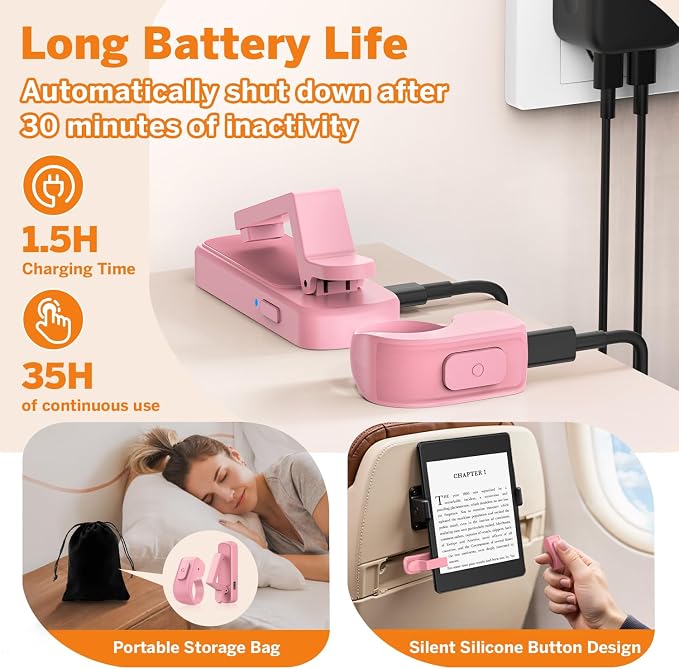 Page Turner Ring for Kindle, Remote Control for iPhone iPad Android Tablets - Image 8