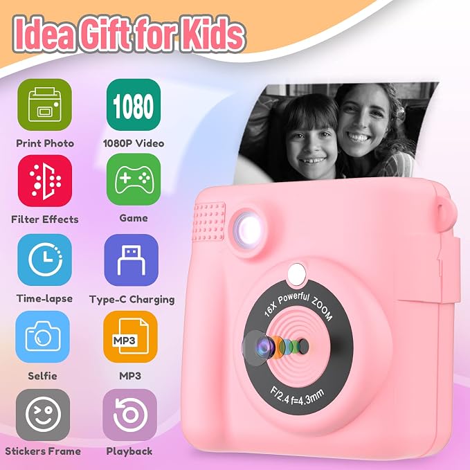 ESOXOFFORE Instant Print Camera - Image 2