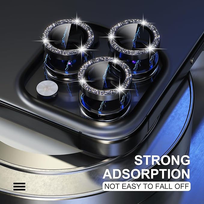 Choiche Compatible for iPhone 15 Pro/iPhone 15 Pro Max Camera Lens Protector - Image 6