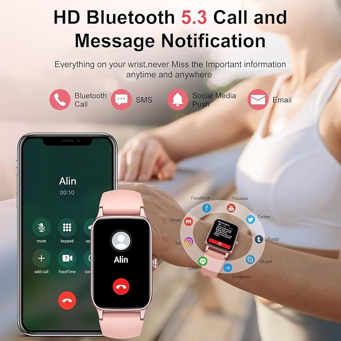 Jugeman Smart Watch for Men Women, 1.57" Smartwatch, 2026 New Fitness Tracker - Image 2