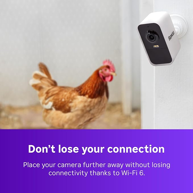 Roku Wireless Battery Security Camera 2025, Indoor/Outdoor Weather‑Resistant - Image 9