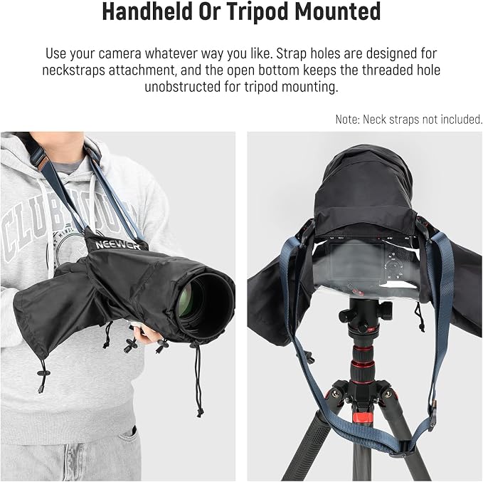 NEEWER Camera Rain Cover, Small Size Durable Nylon Raincoat Compatible - Image 2