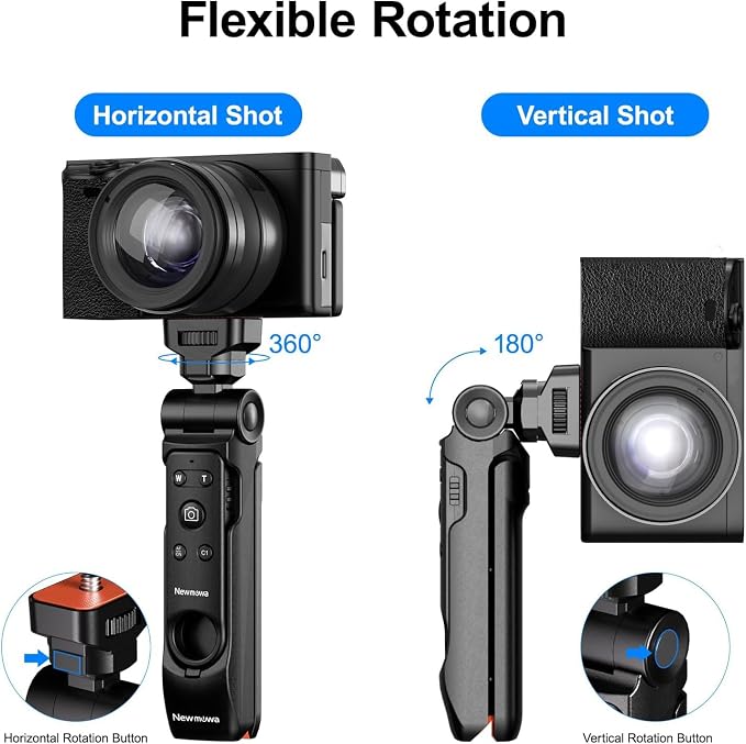 Newmowa Wireless Remote Control Shooting Grip & Mini Tripod - Image 4
