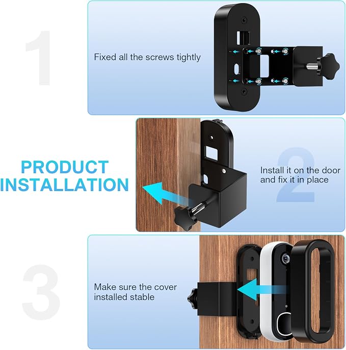 Anti-Theft Doorbell Mount Compatible - Image 4