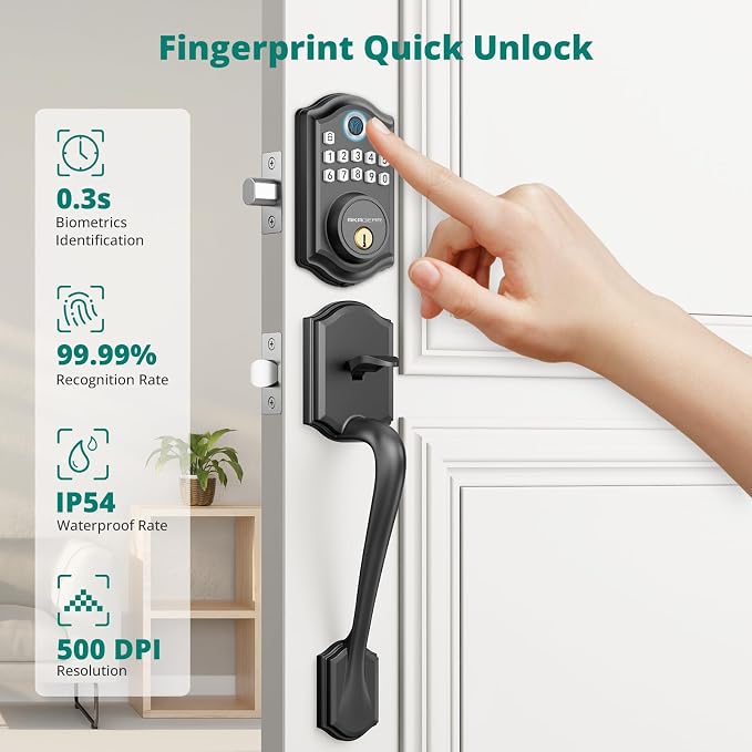 AkaGear DS10 Keyless Entry Door Lock - Image 2