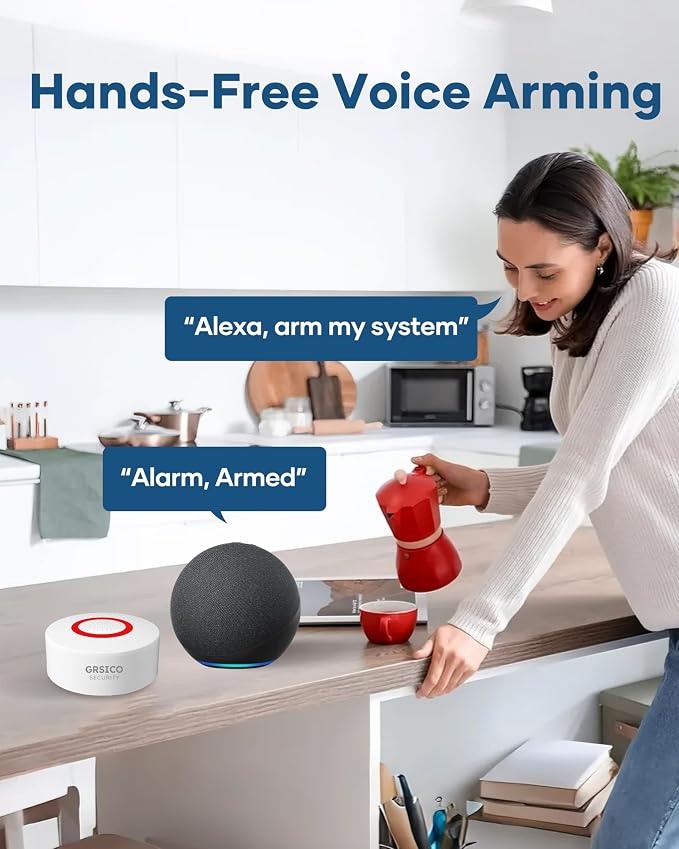 Wireless Home Alarm System 15-Piece Kit, WiFi Alarm System - Image 7