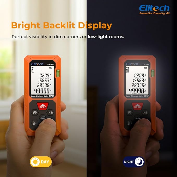 Elitech Laser Measuring Tool 165ft - Image 11
