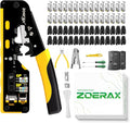 Cat7 RJ45 Crimping Tool, Ethernet Crimping Tool Kit by ZoeRax