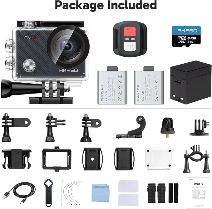 AKASO V50X Native 4K30fps WiFi Action Camera - Image 6