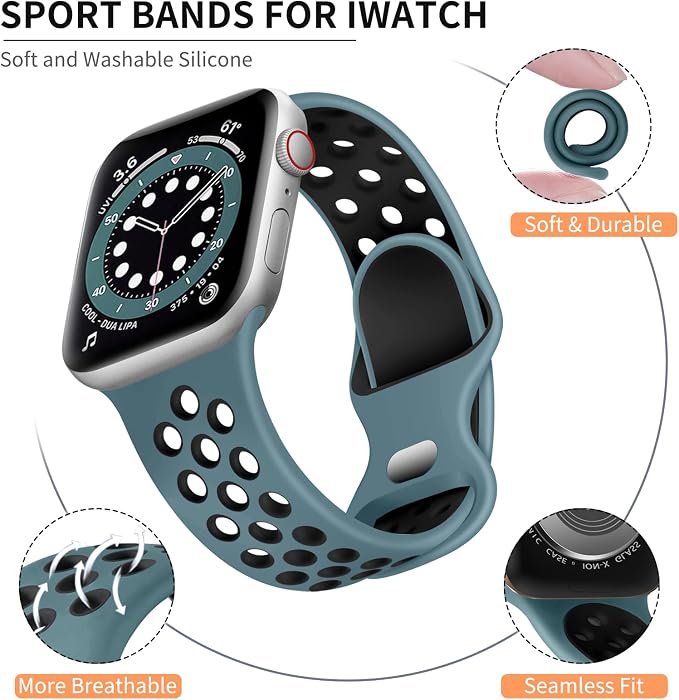 Lerobo Band Compatible with Apple Watch Band 38mm SE 40mm Series 11 10 42mm - Image 2