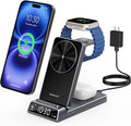 3 in 1 Charging Station for Apple, ELECDOV Magnetic Charger for iPhone by Elecdov