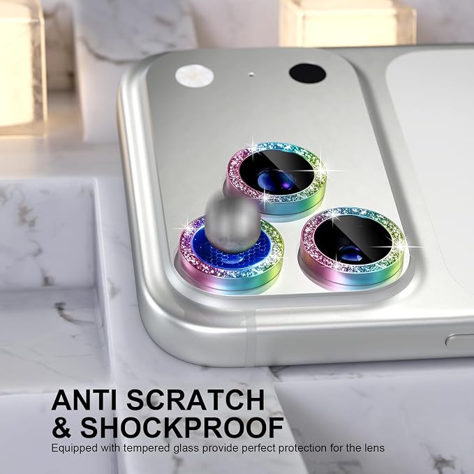Choiche Compatible for iPhone 17 Pro/iPhone 17 Pro Max Camera Lens Protector - Image 3
