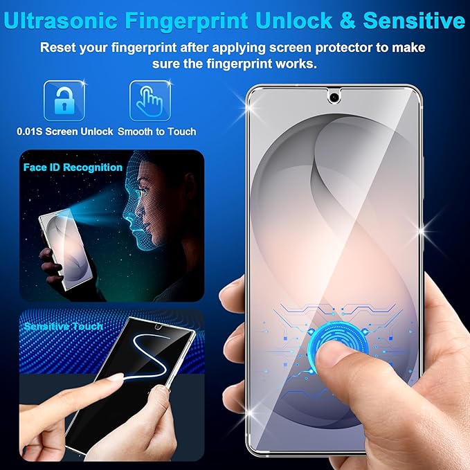 firtstnow 3 Pack for Samsung Galaxy S26 Ultra Screen Protector Tempered Glass + - Image 7