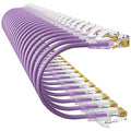 Cat6a Patch Cables 2ft Slim, Cat6 Ethernet Patch Cable Pure Copper, Flexible by 10Gsupxsel