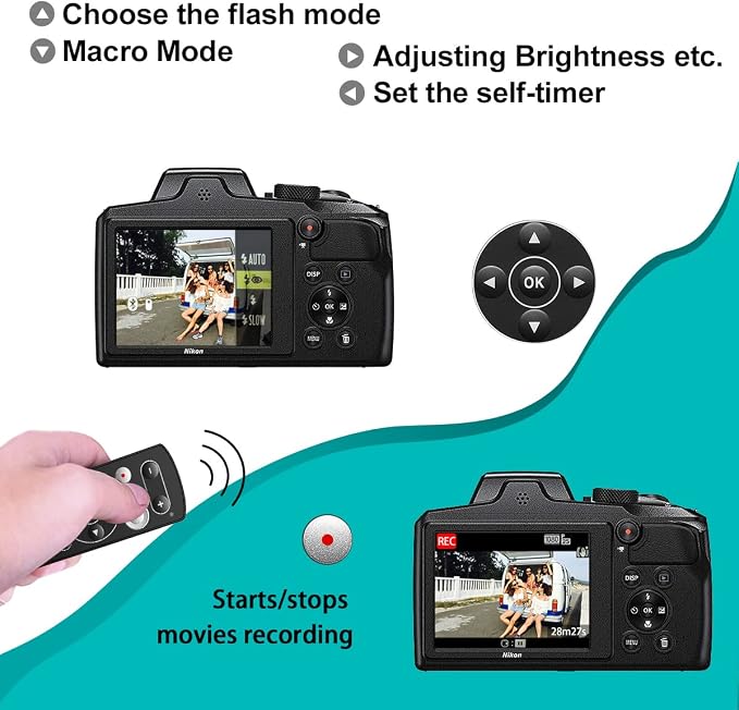 AODELAN Wireless Camera Remote Control Remote Shutter Release - Image 7