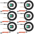 6 Pack DS18B20 Temperature Sensor High-Accuracy Stainless Steel Temperature by YELUFT