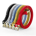 CableGeeker Cat 8 Ethernet Cable 1FT 5 Pack Multi Color, 40Gbps 2000Mhz High by CableGeeker