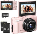 4K Digital Camera for Photography, 64MP Compact Vlogging Camera by MAENLANS
