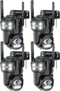 LETSCEE Dual Lens WiFi Security Camera Outdoor, 5G/2.4G PTZ Outdoor Auto by LETSCEE