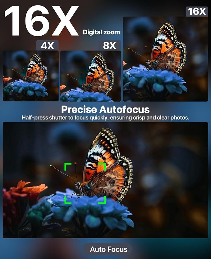 8K Digital Cameras for Photography, 2026 Autofocus 88MP WiFi Professional - Image 6