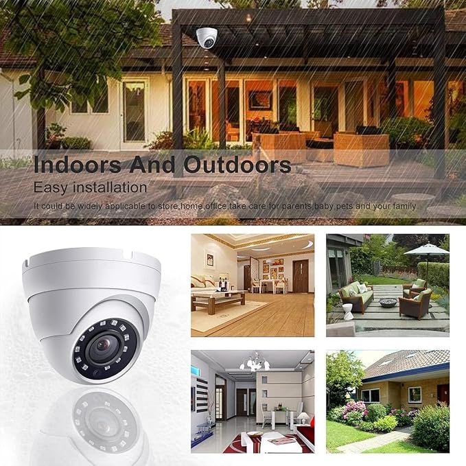Real HD 5MP Analog Coax Dome TVI CVI CCTV Surveillance Security Camera - Image 6