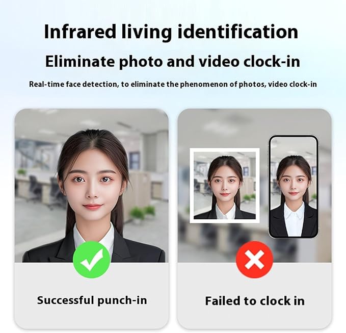 Luocute Face Recognition Attendance Machine, Biometric System - Image 3