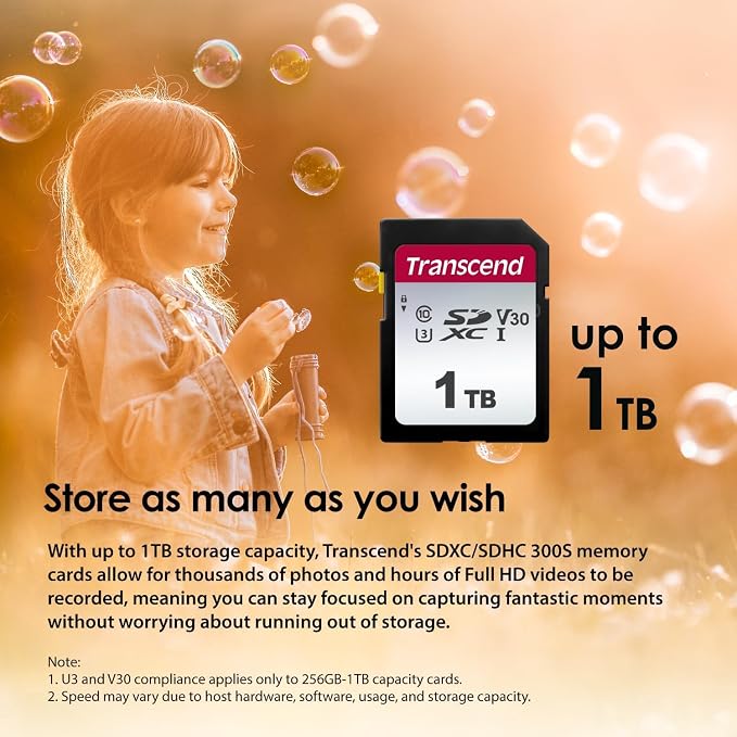 Transcend SDC300S 32GB SDHC SD Card, Compatible - Image 3