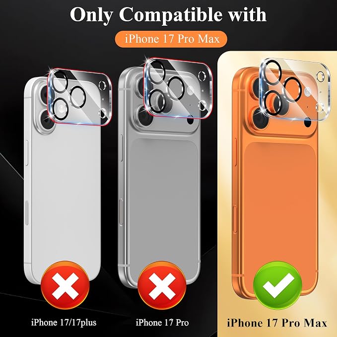 4 Pack Camera Lens Screen Protector Compatible - Image 2
